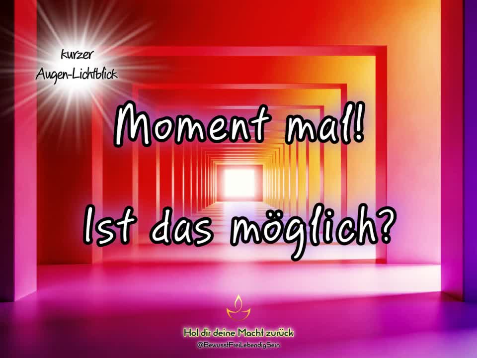 Titelbild zum Beitrag: Moment mal! Ist das möglich?
