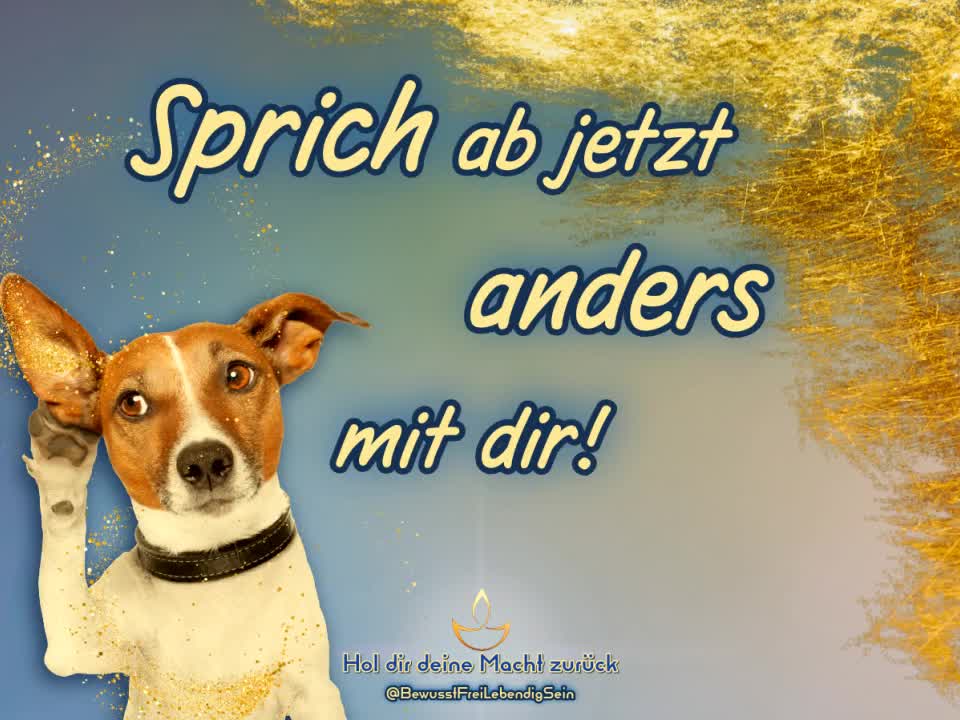 Titelbild zum Beitrag: Hey, sprich ab jetzt anders mit dir!